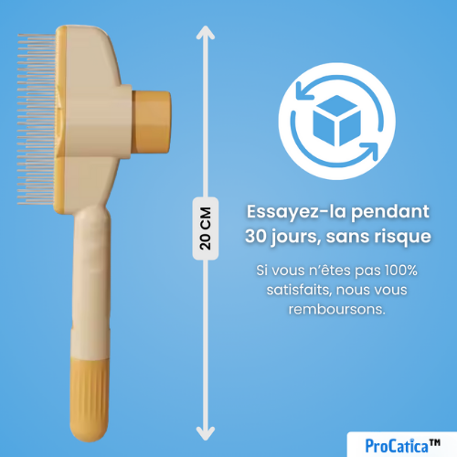 GentleBrush™ – Brosse anti-poils morts