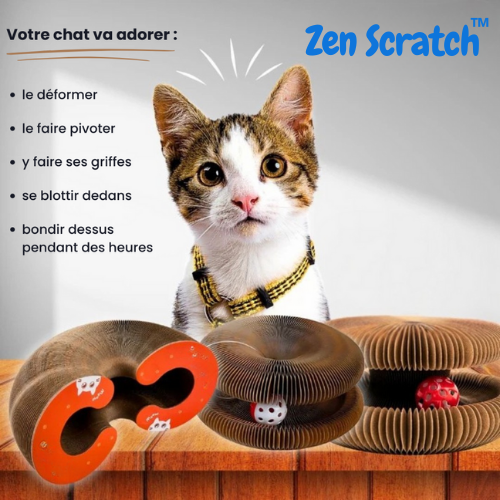 ZenScratch™ | Griffoir interactif pour chats