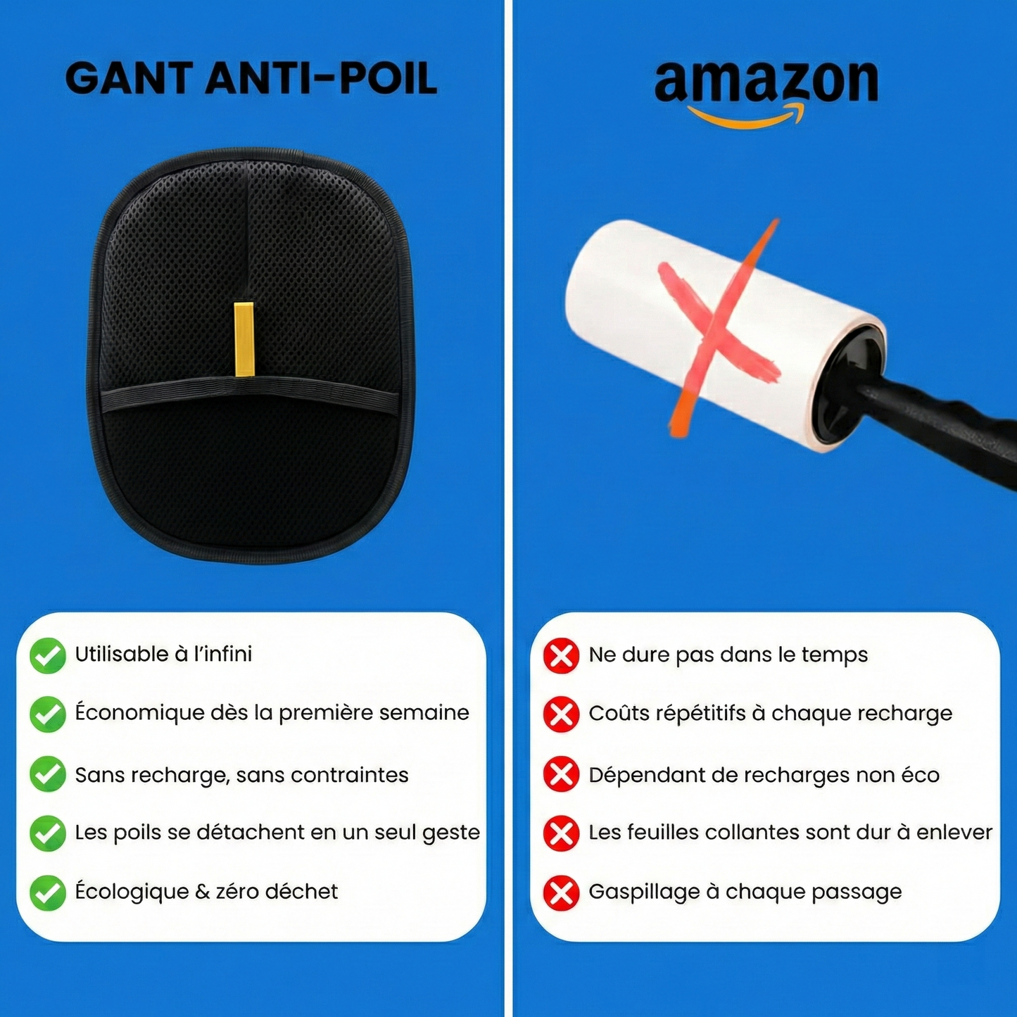 FurClean™ – Gant Anti-Poils Réutilisable & Écologique